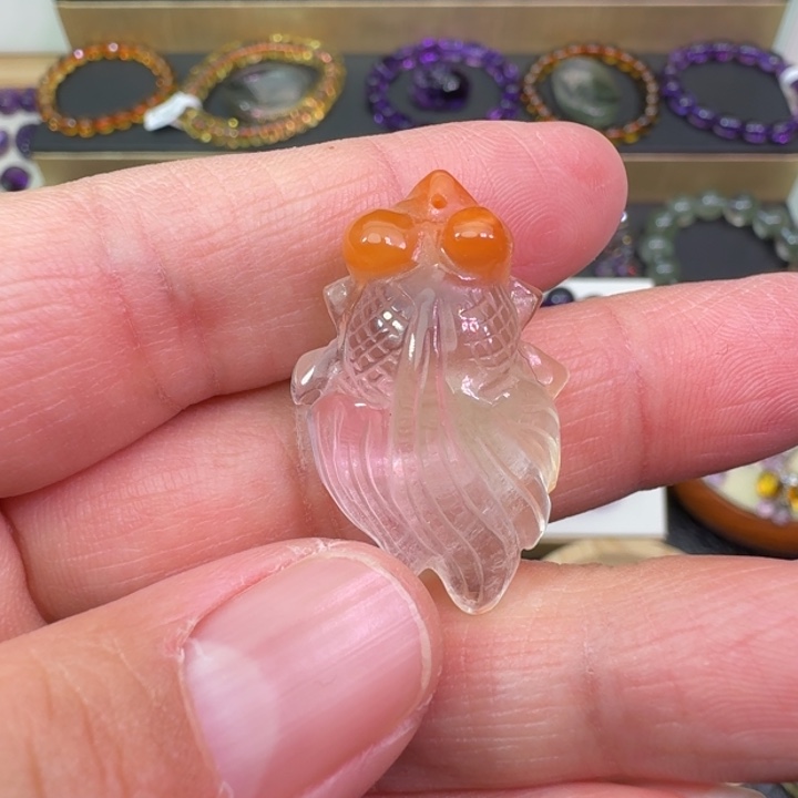 水晶颈饰未镶嵌吊坠