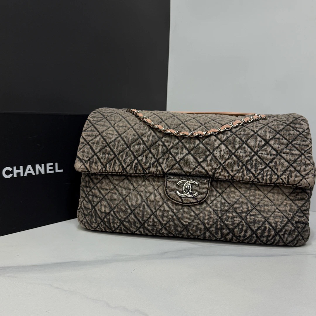 99新 Chanel/香奈儿 牛仔cf xxI机场包29开40cm/0995110701