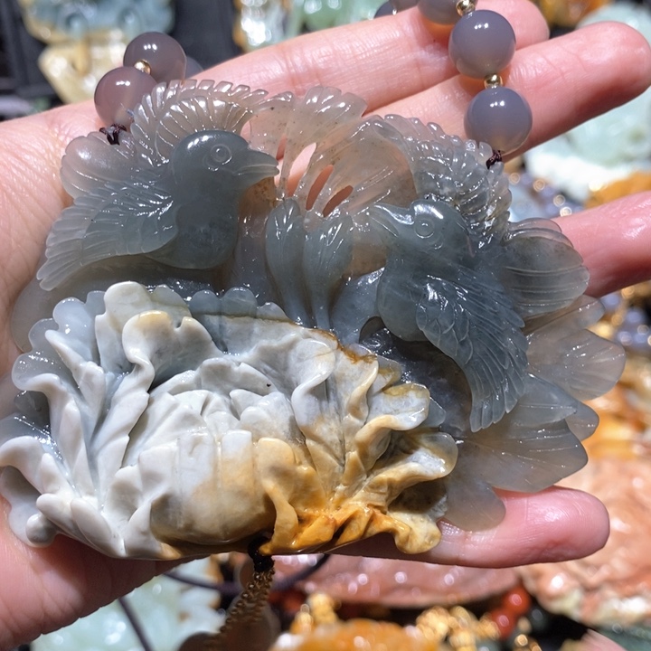 岫玉毛衣链未镶嵌