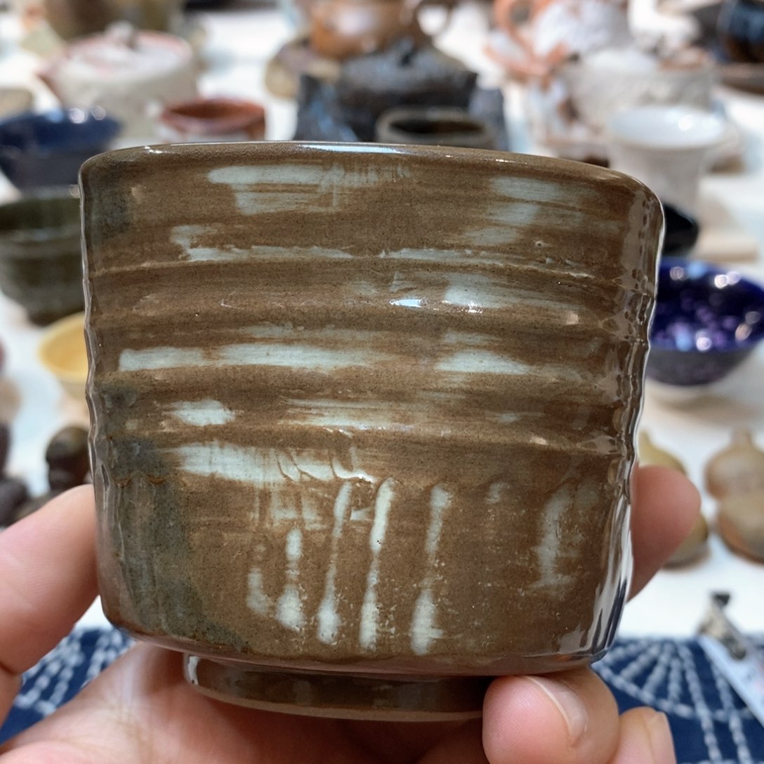 柴烧侘寂粗陶茶具