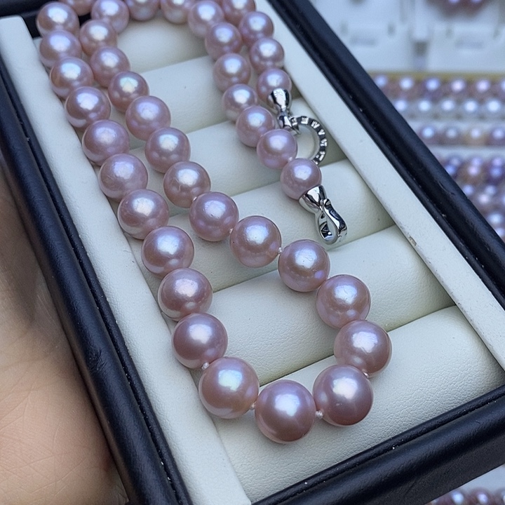 淡水珍珠颈饰未镶嵌樱花粉