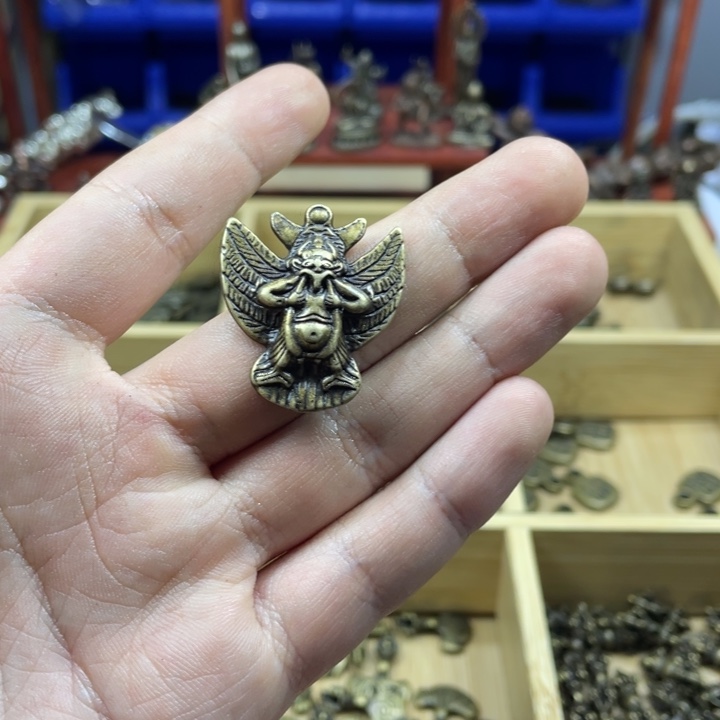 藏传小大棚鸟一个黄利马手工翻砂