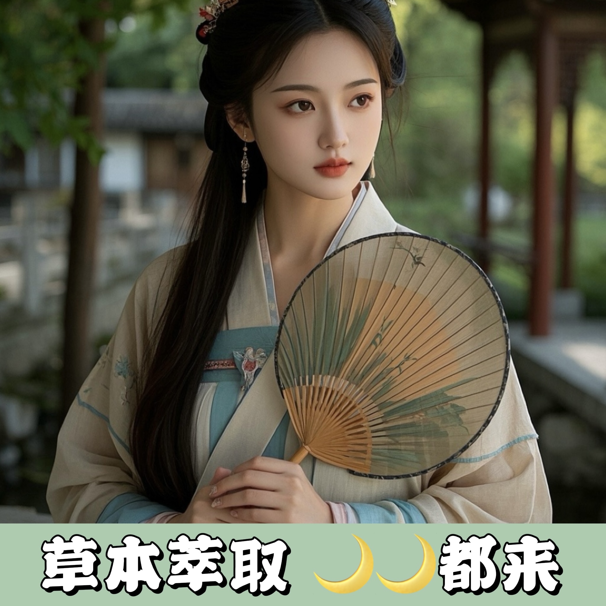 【女神专属福利】听风饮露伴月来，晨起方觉天地新 粉