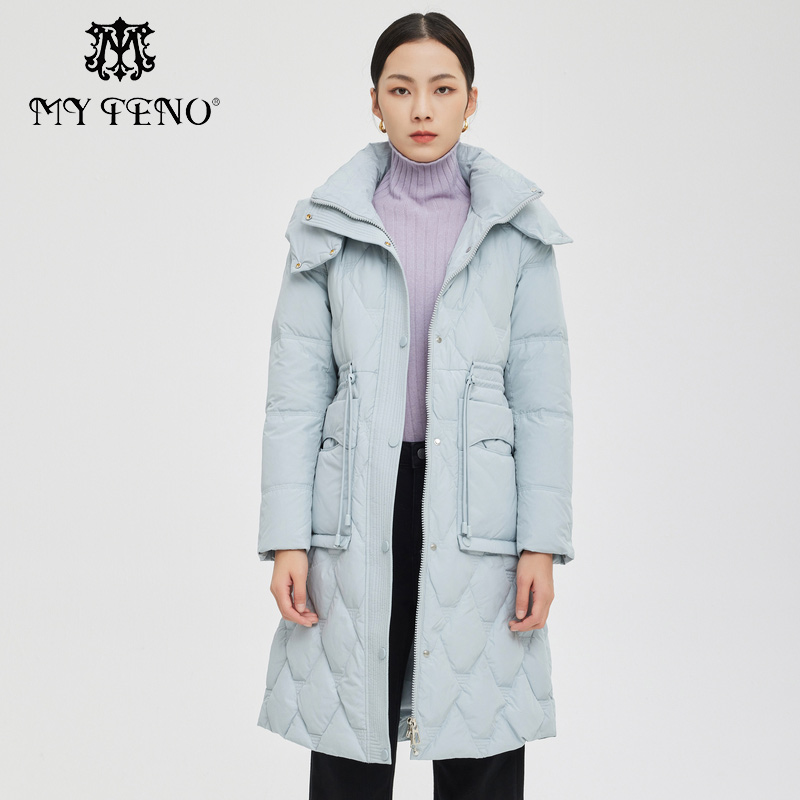 【粉丝专属】马天奴连帽中长羽绒服VTAA65DCH0