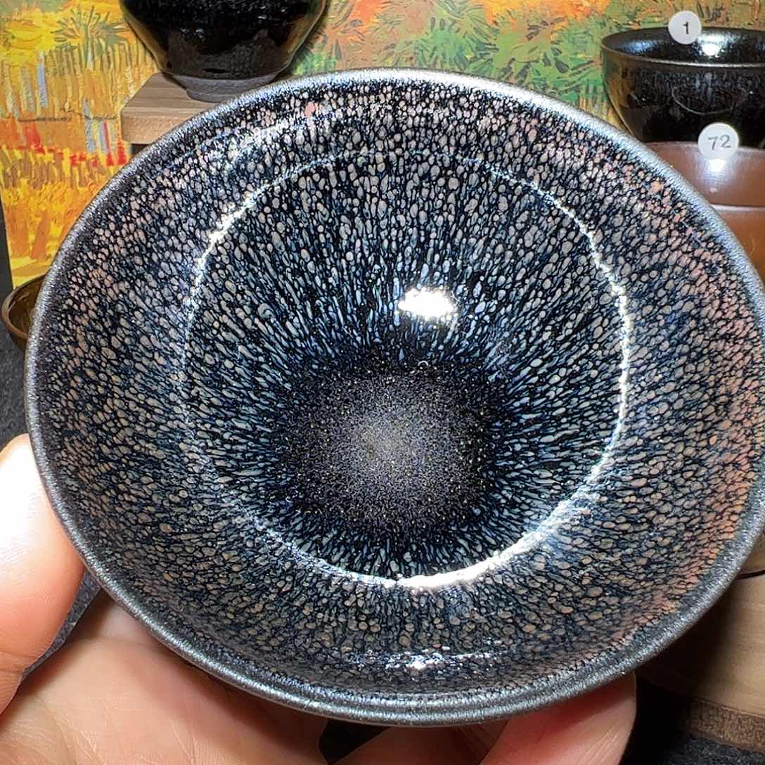 二***哥茶盏乌泥窑供御束口油滴