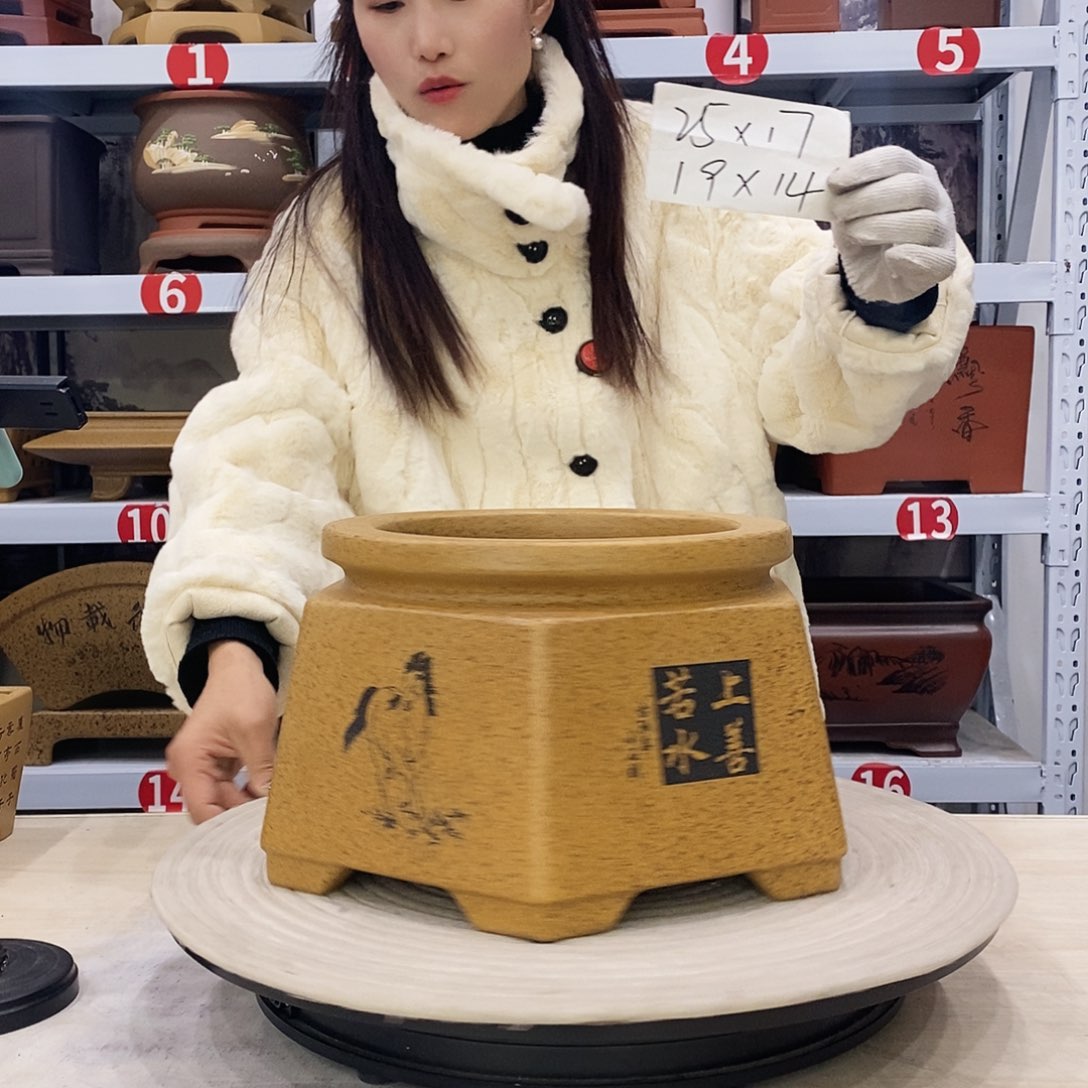 紫砂花盆紫砂花盆