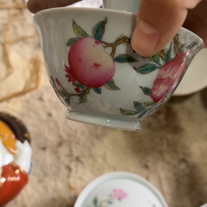 瓷片景德镇陶瓷盖