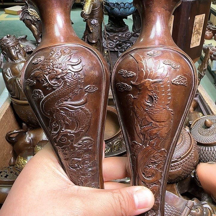 铜器办公室茶室摆件