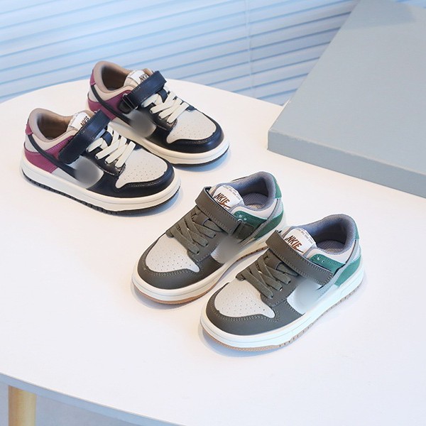 儿童鞋男童AJ时尚舒适板鞋2025新秋款女童学生防滑轻便运动鞋潮 