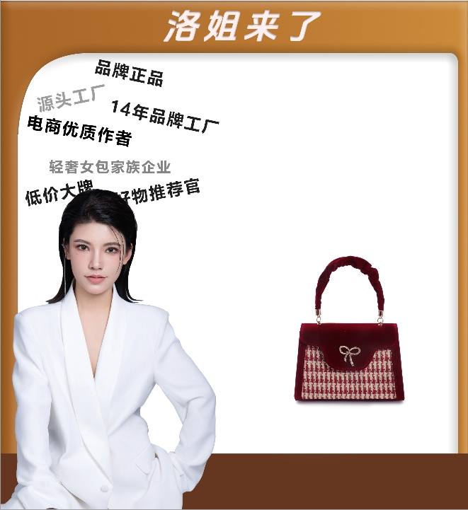 （粉丝专享）新款包包简约女士休闲手提斜跨包LL238