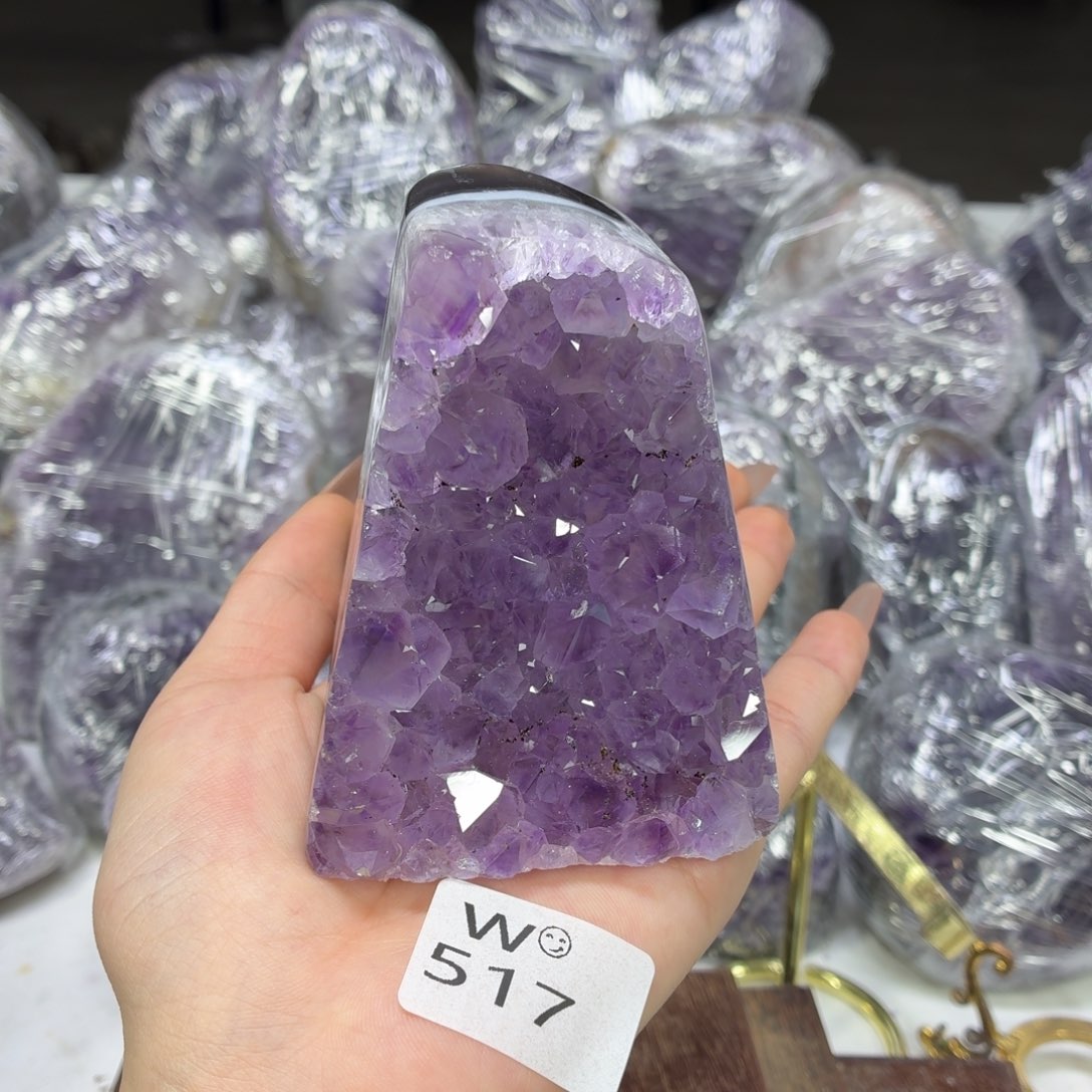 未镶嵌紫晶摆件紫水晶