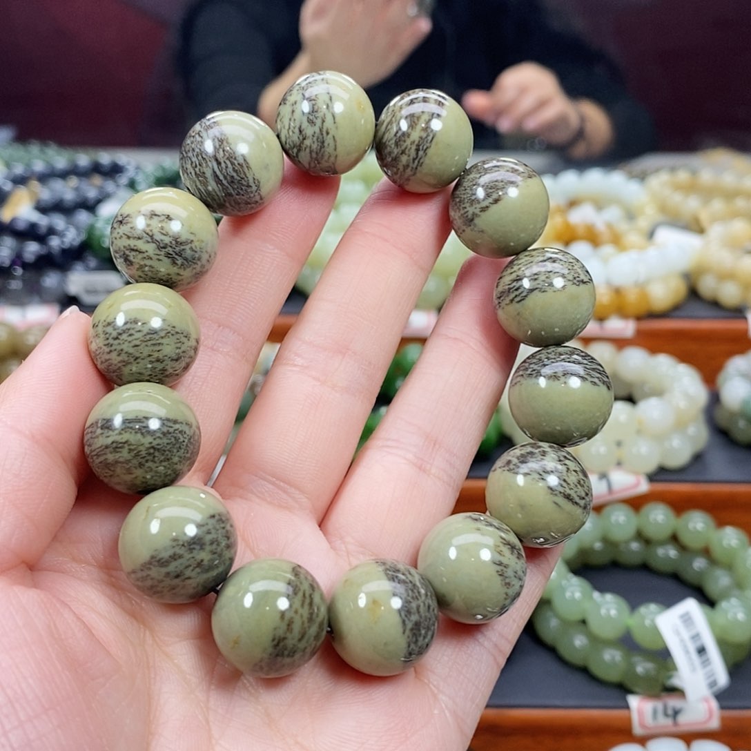 和田玉手链未镶嵌