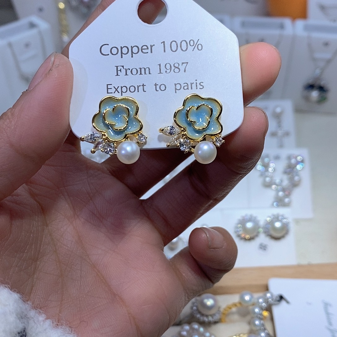 耳饰未镶嵌淡水珍珠