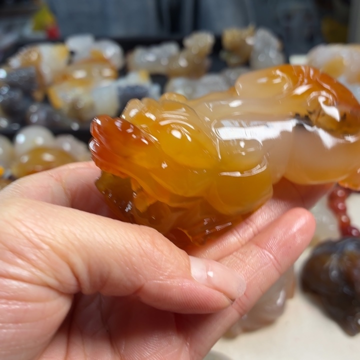 玛瑙/玉髓未镶嵌吊坠(不含链)