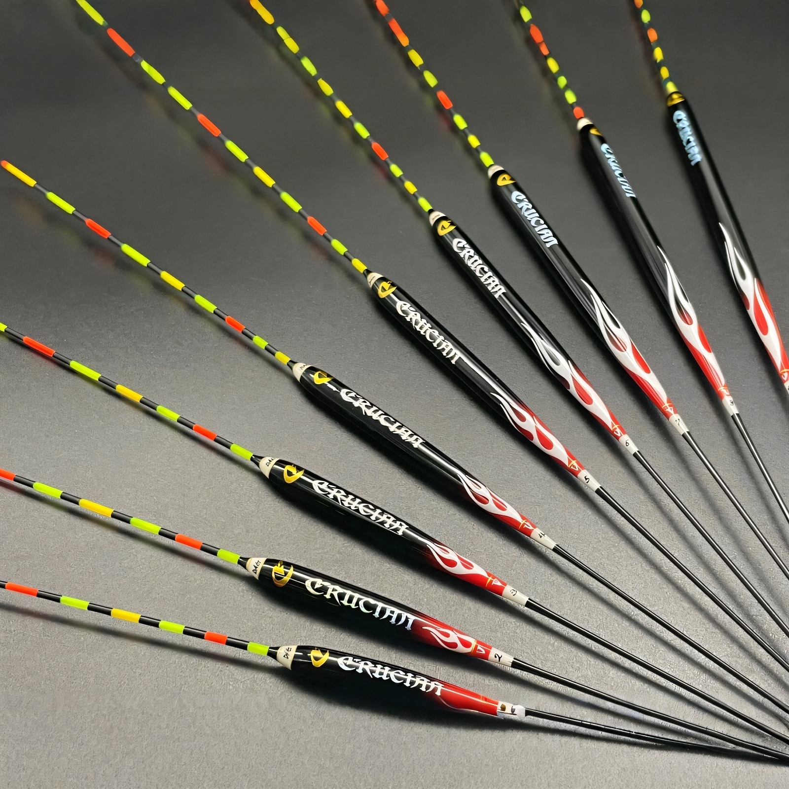 日本进口CRUCIAN苦乳香浮漂DAG两团黑拉专用浮漂全新国内现货