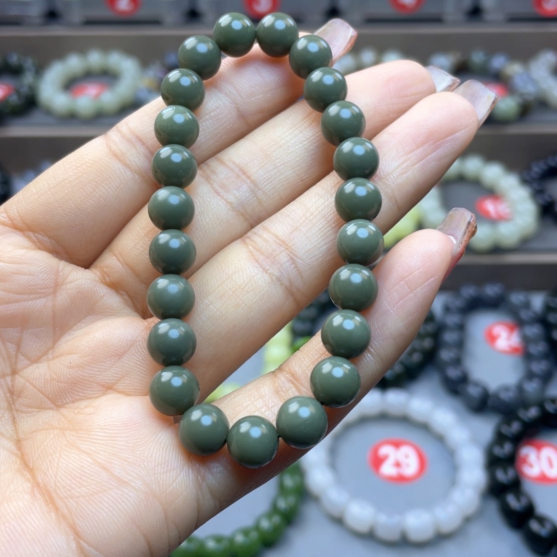 和田玉手链未镶嵌