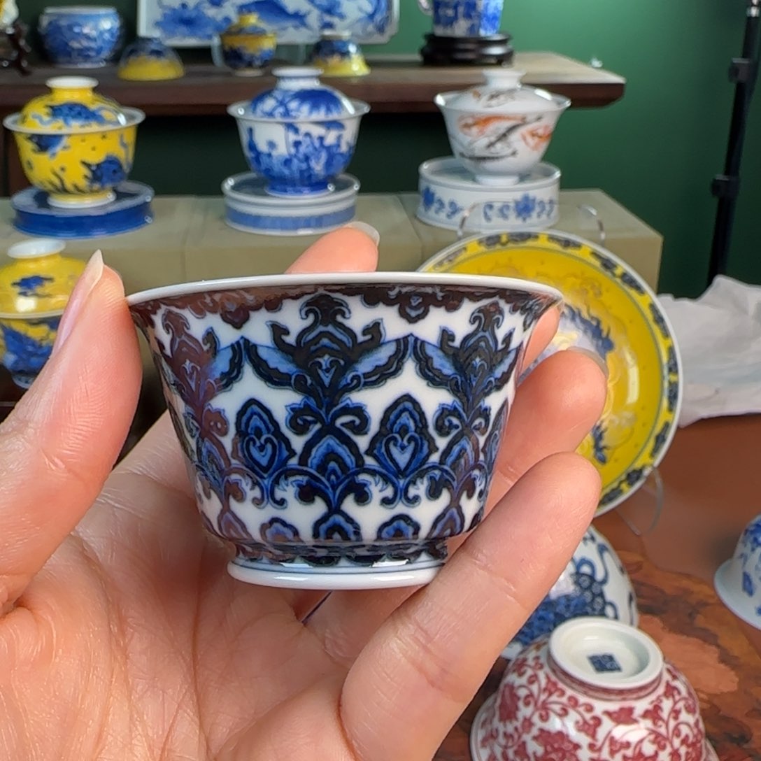 杯洪印慕明宝相小杯杯 