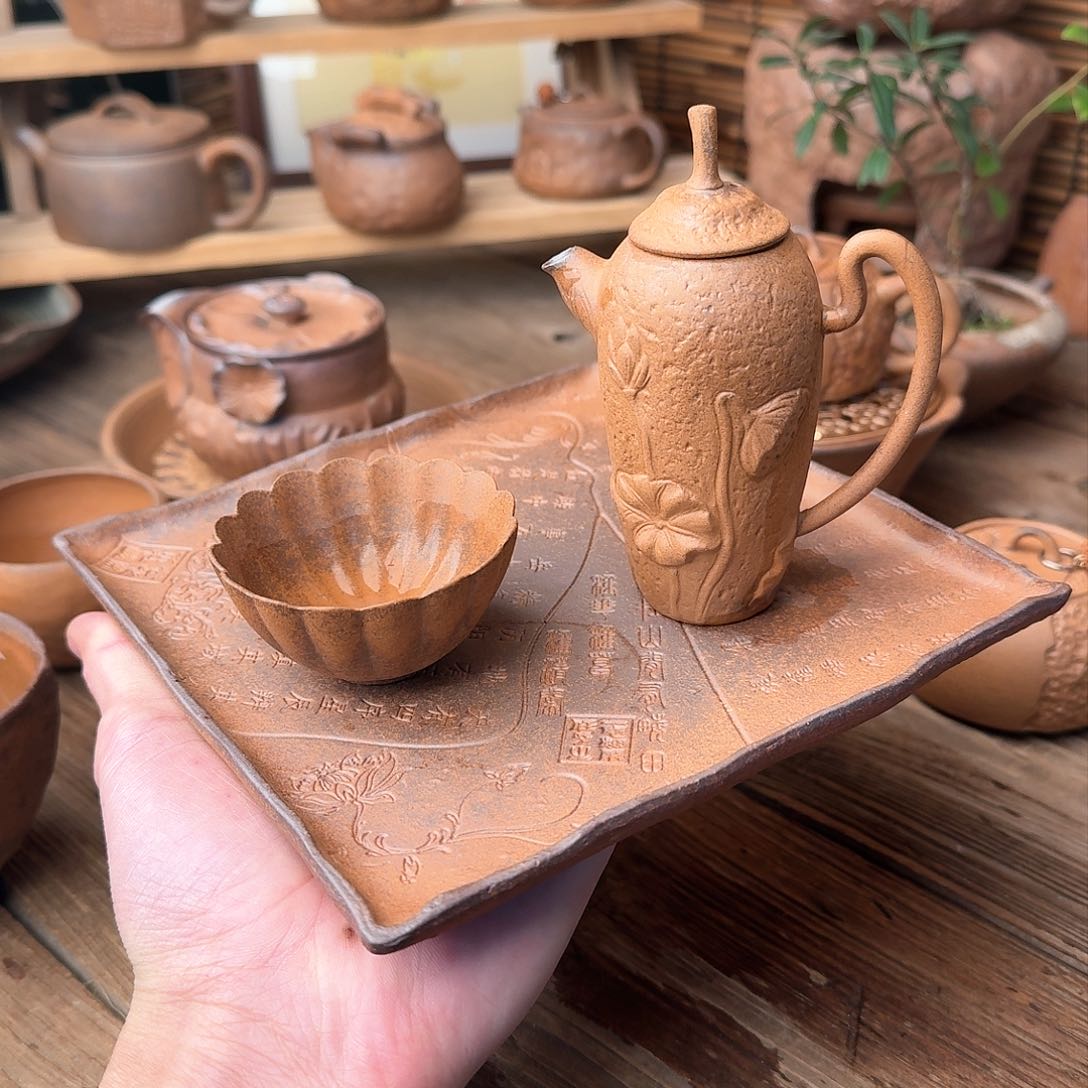 原矿老岩泥茶器系列