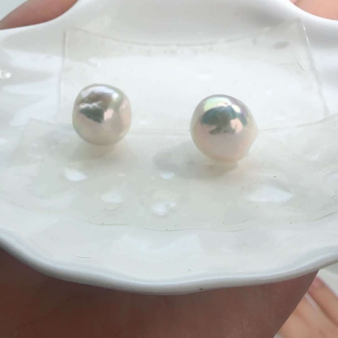 淡水珍珠未镶嵌耳饰