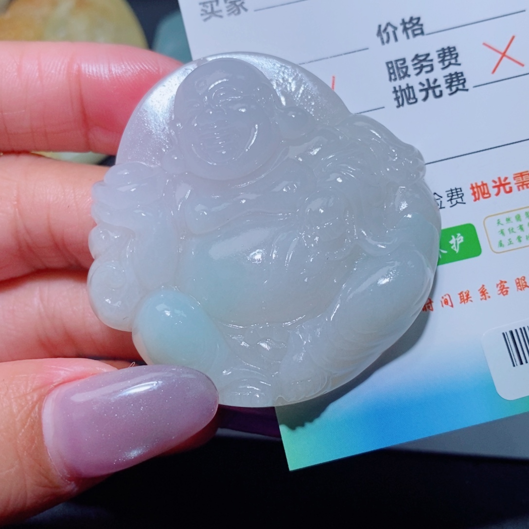 定制翡翠未镶嵌定制毛货翡翠挂件