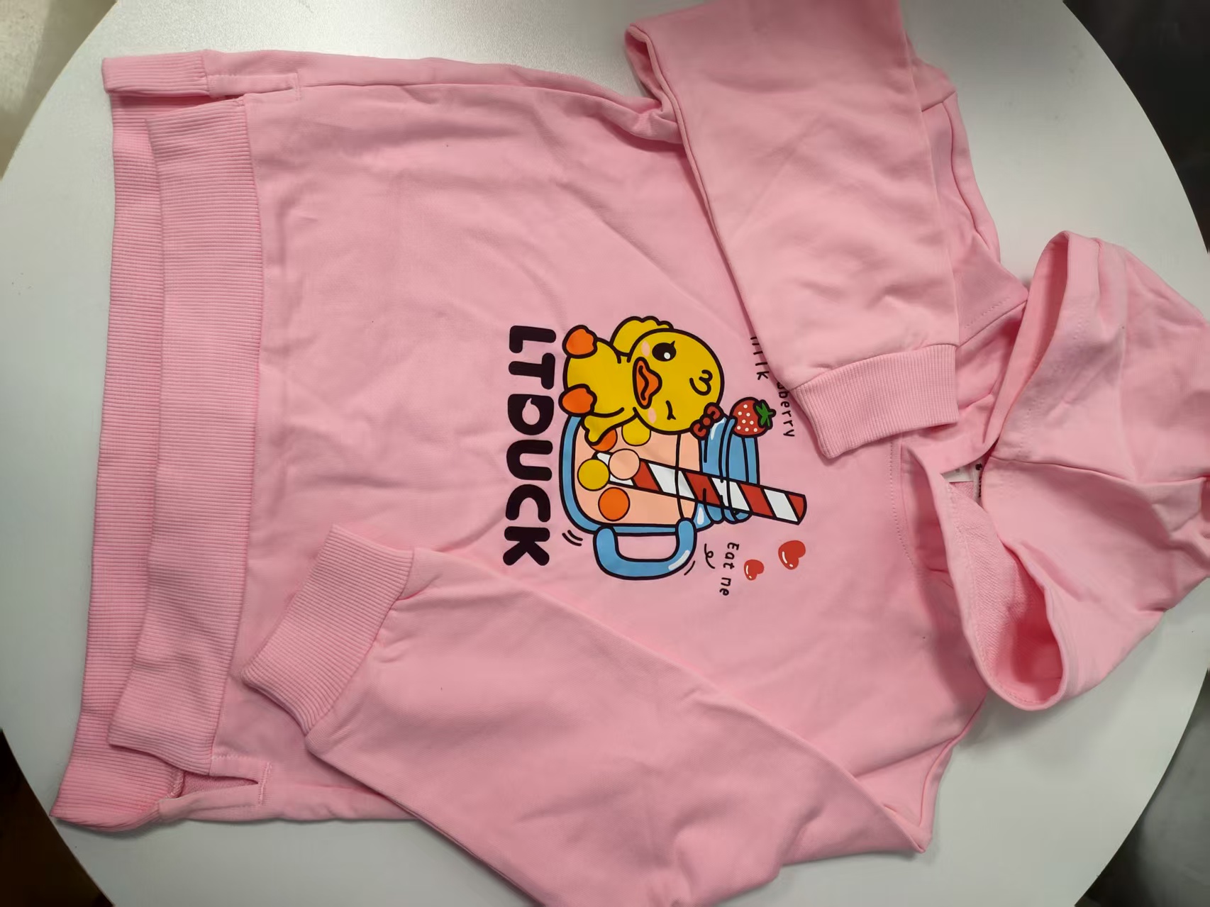 福利款 秋季儿童连帽套头卫衣 运动百搭透气休闲长袖上衣6432