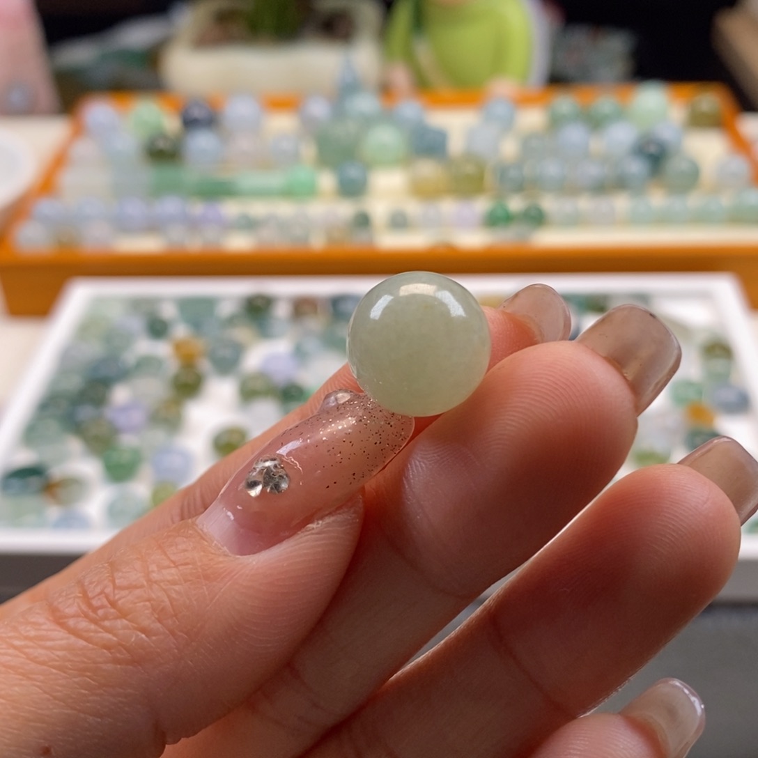 翡翠散珠天然翡翠12.5