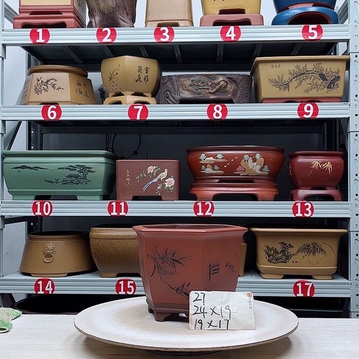 紫砂花盆紫砂花盆