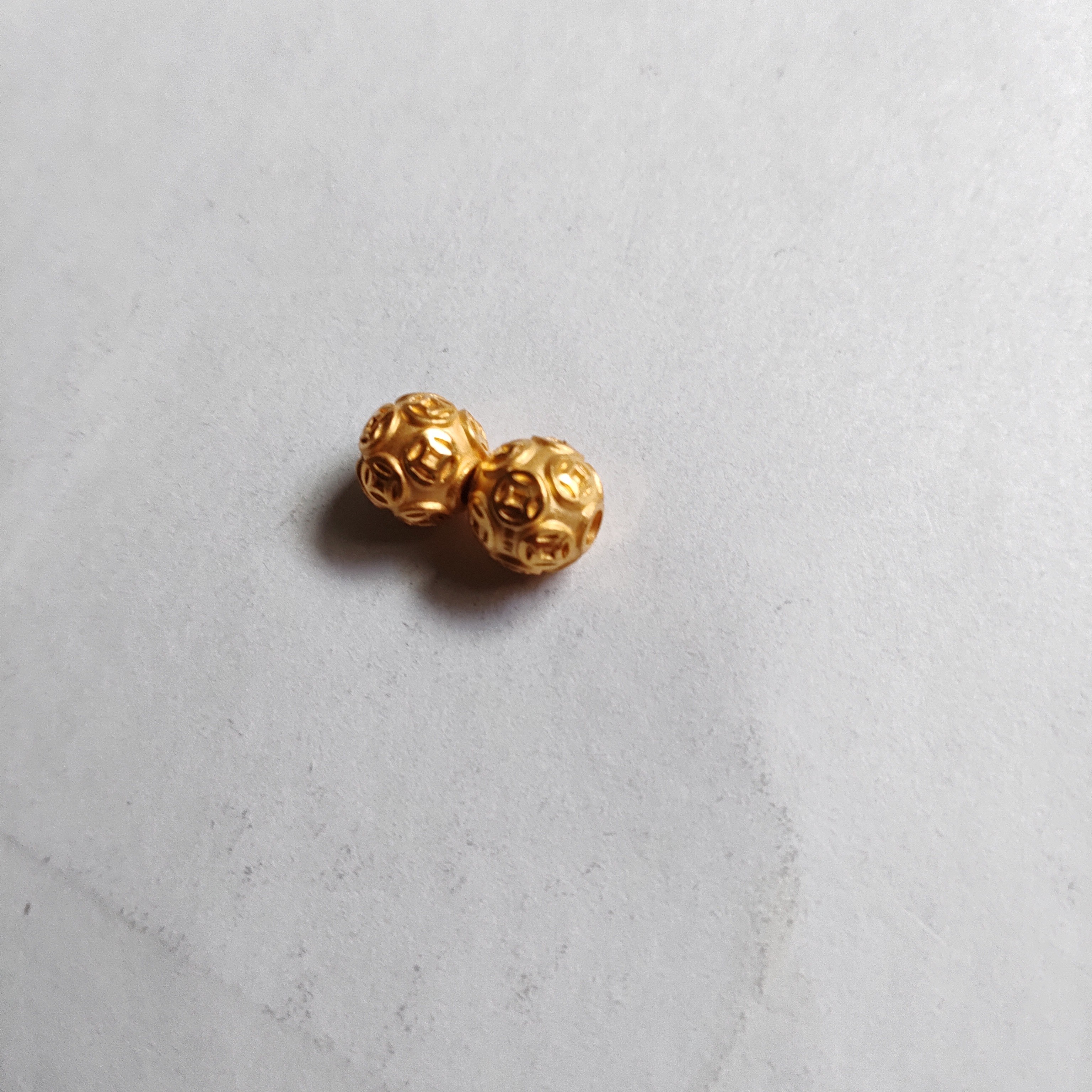 金元宝足金999貔貅珠子首饰