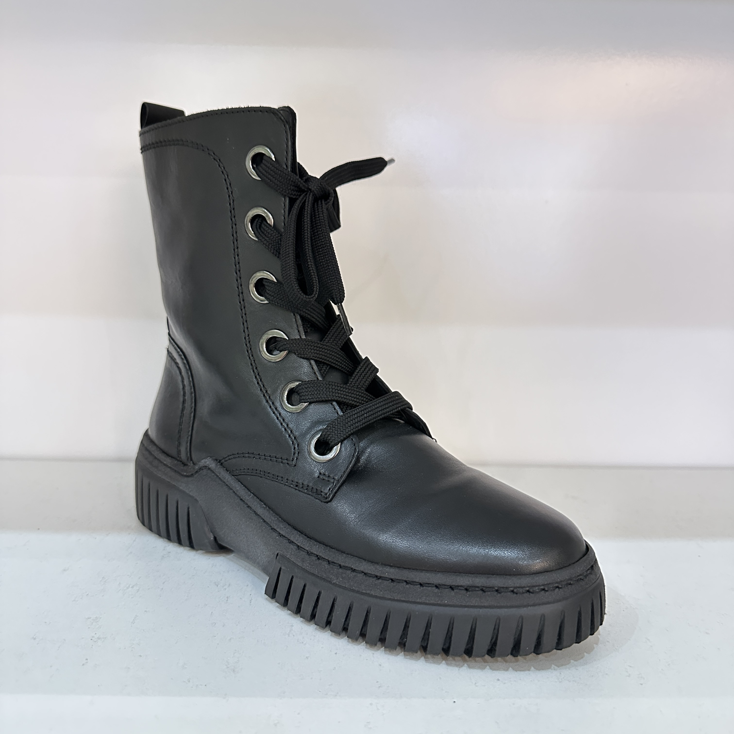 Gabor德国嘉步经典鞋73763厚底真皮皮鞋