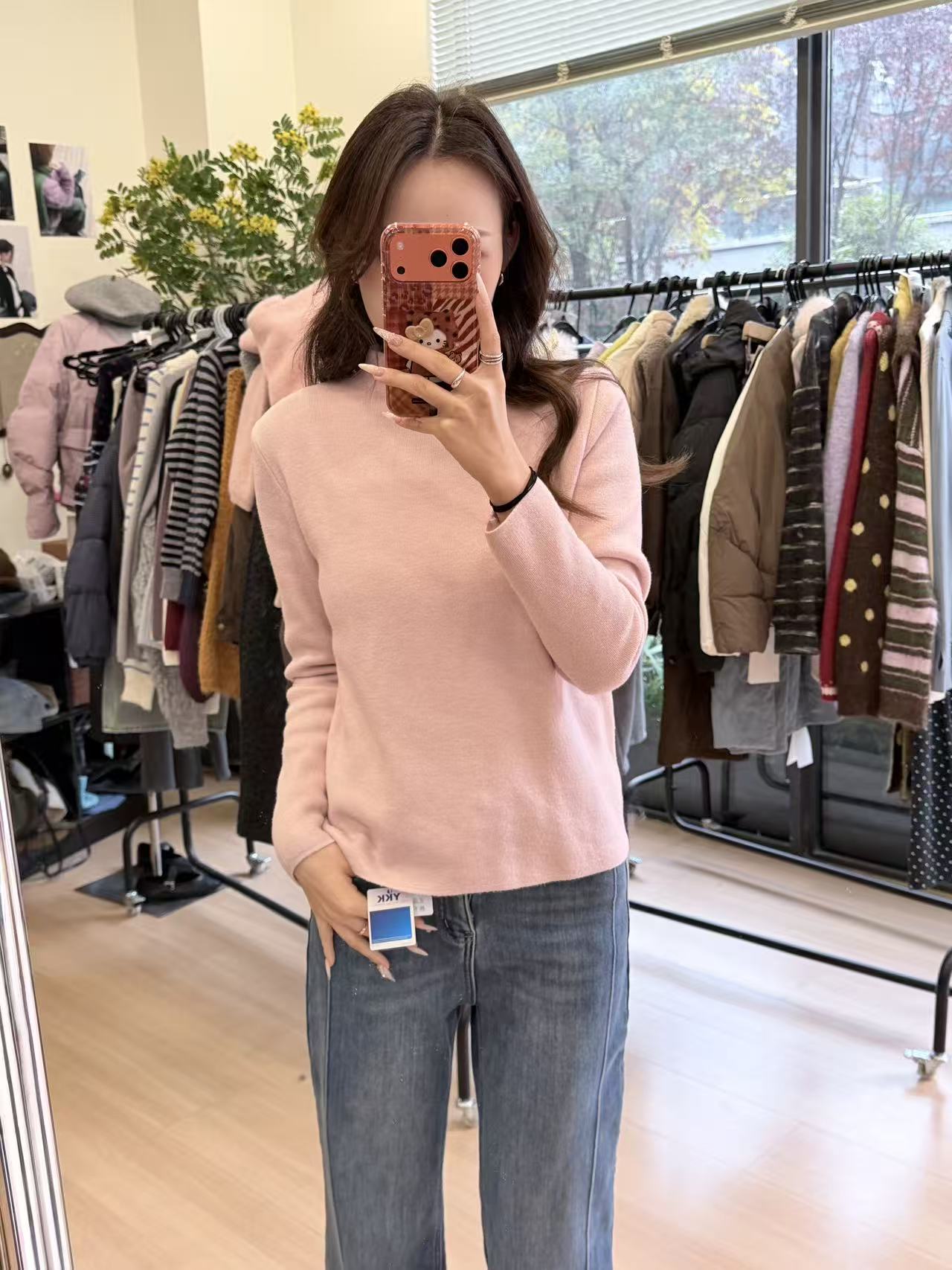 超级加厚！针织一体绒打底