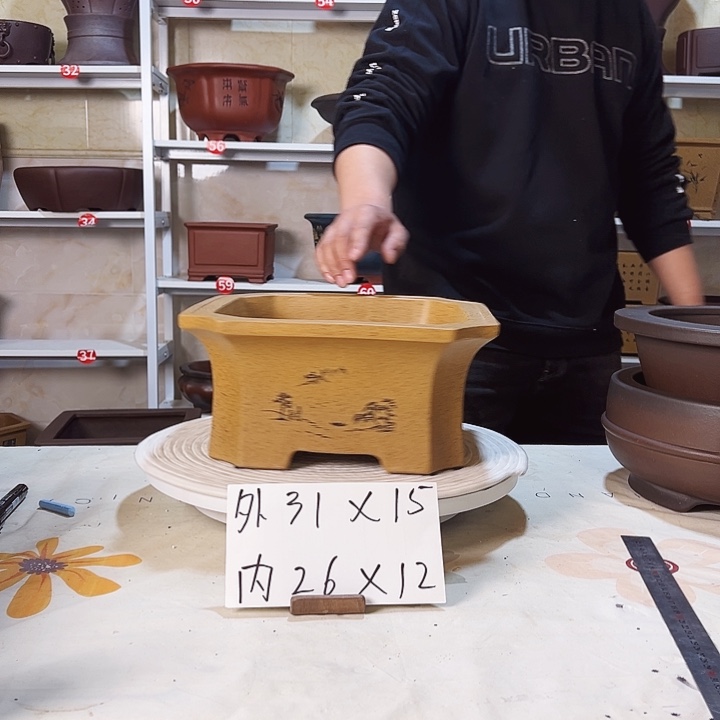 紫砂花盆紫砂花盆