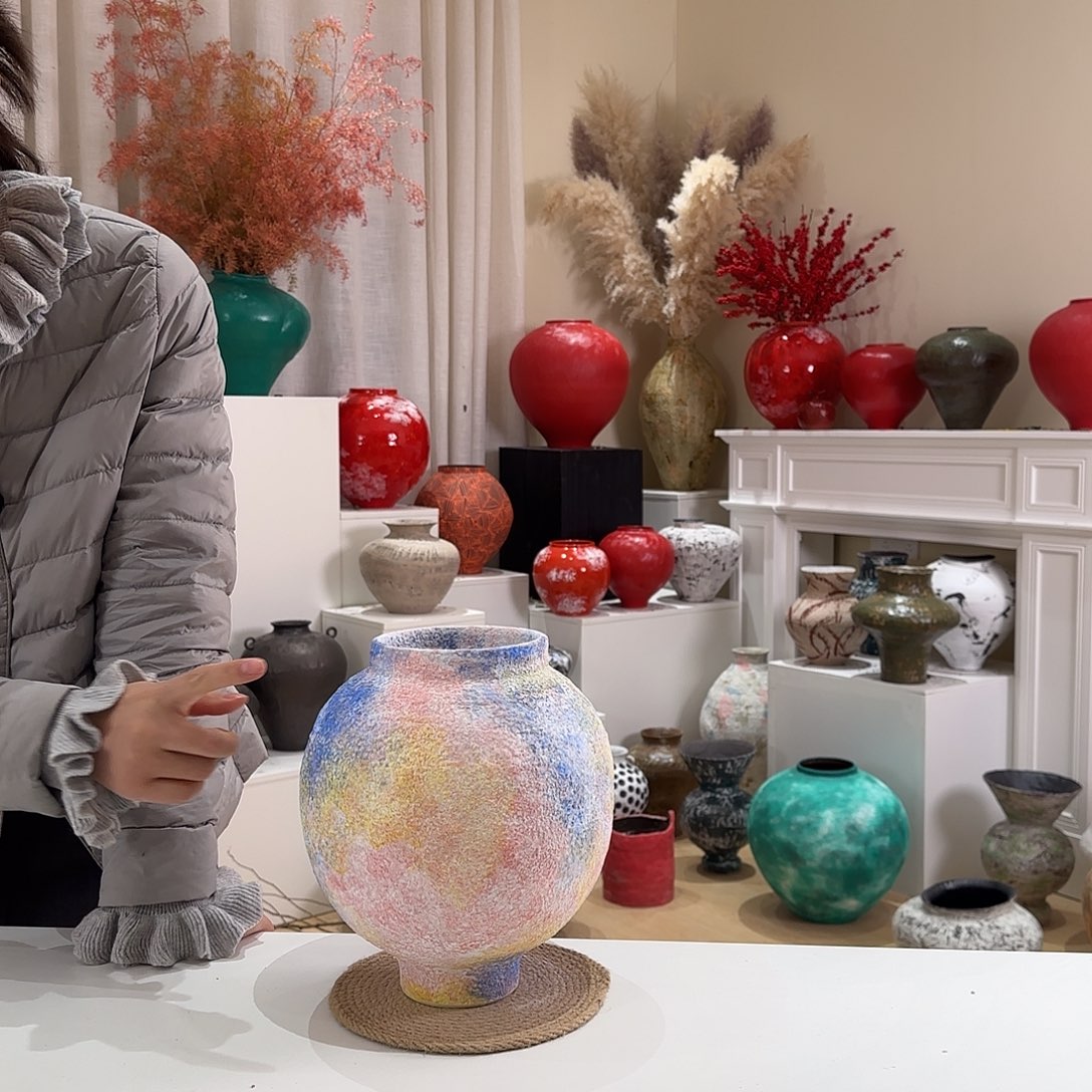 摆件花瓶口10高25闪拍72