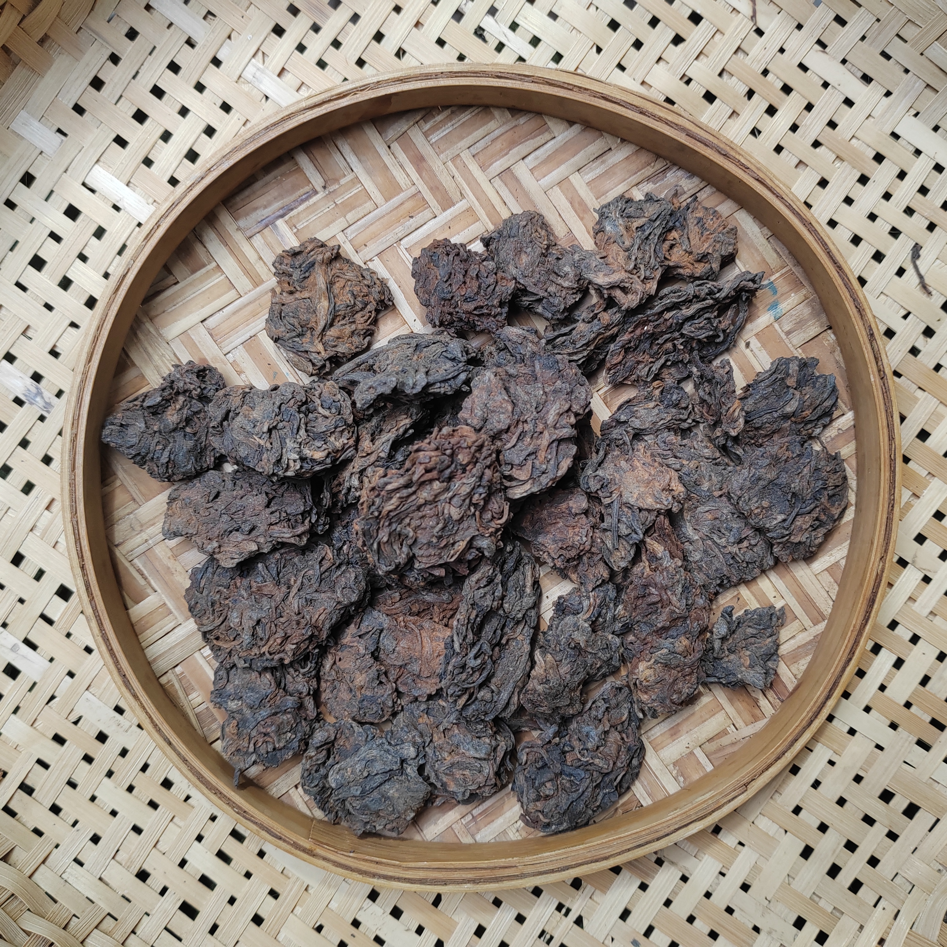 2018年 小户赛 大树混采 整春  熟茶头 100克 散茶【704】12-18通用