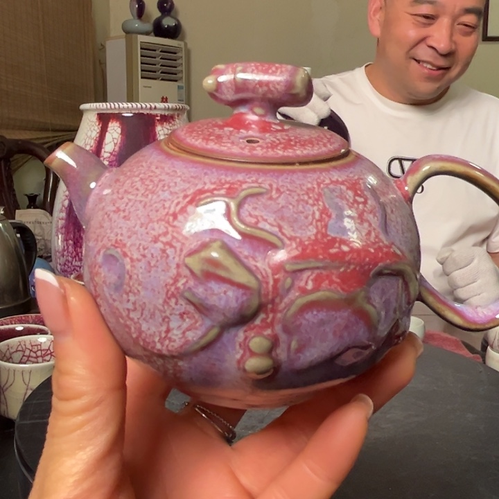 余***运瓷片牛家钧窑牛自恒老师钧瓷