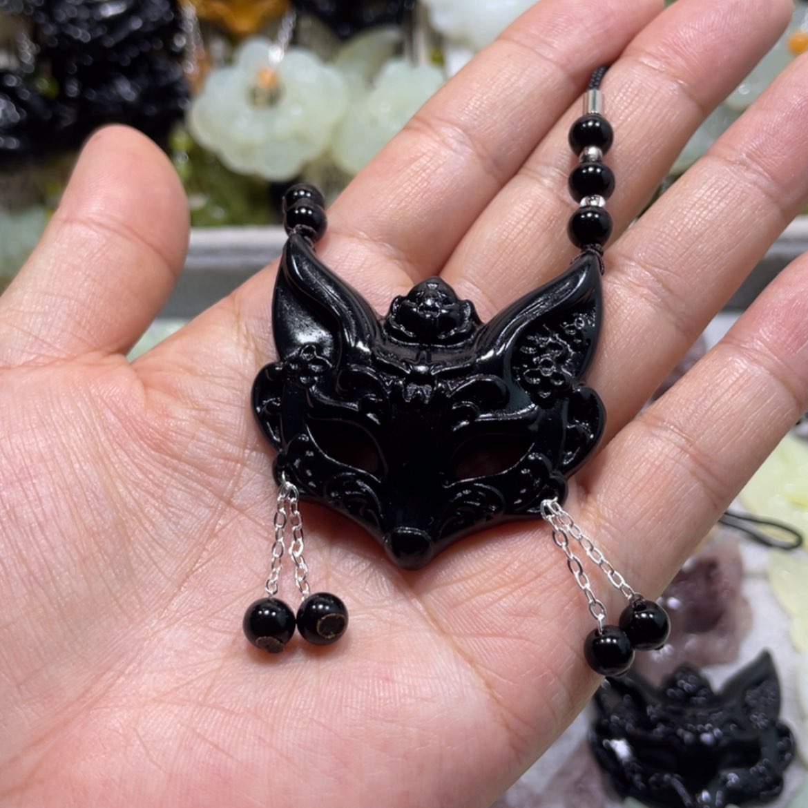 【闪购商品】岫玉颈饰未镶嵌5吊坠