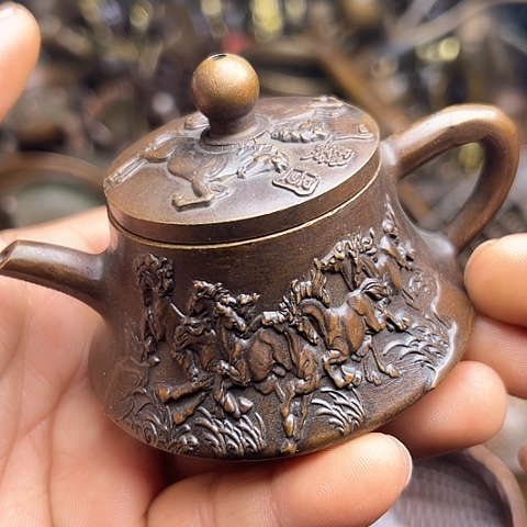 铜制文玩把玩物件