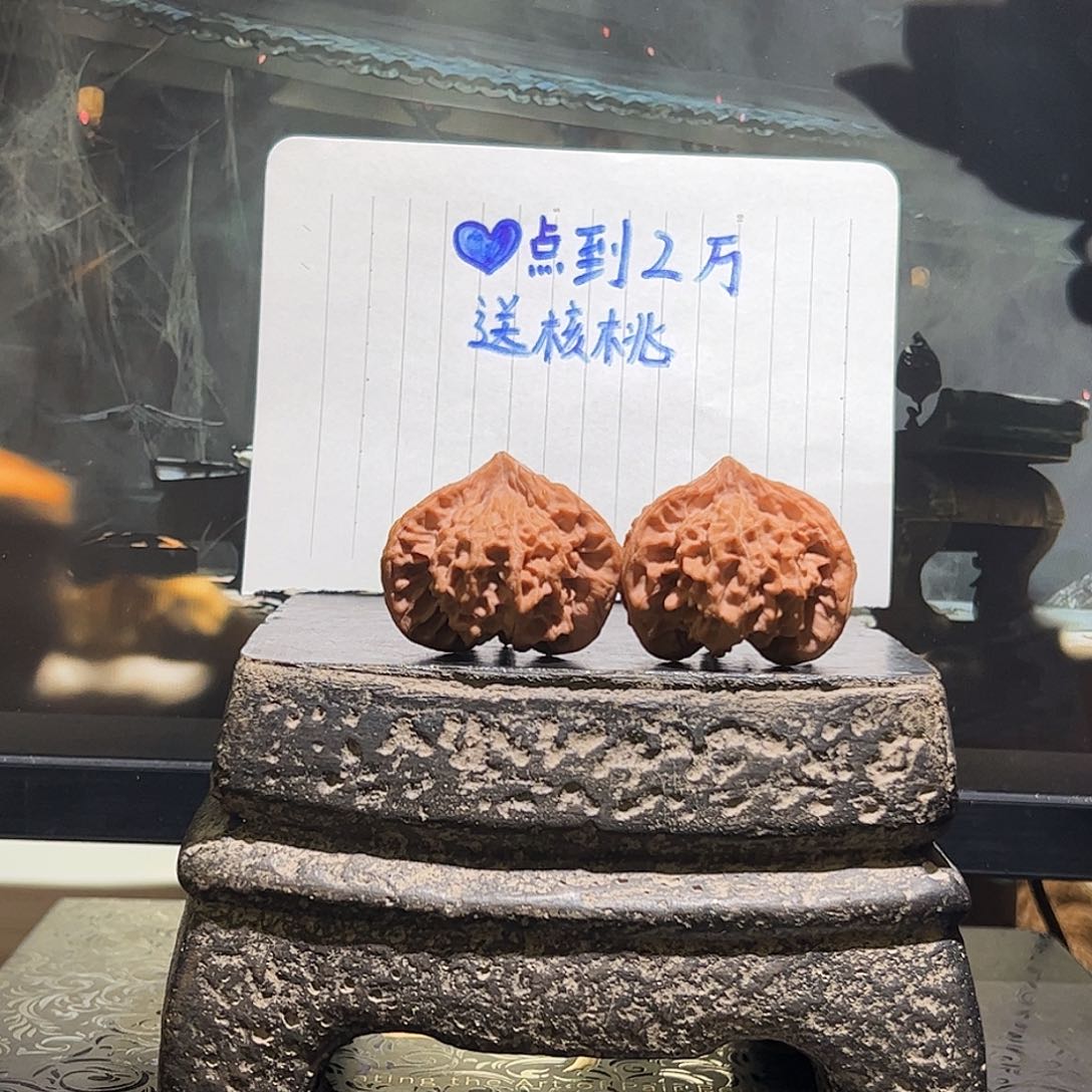 桃核把件盘山三棱正奔021305