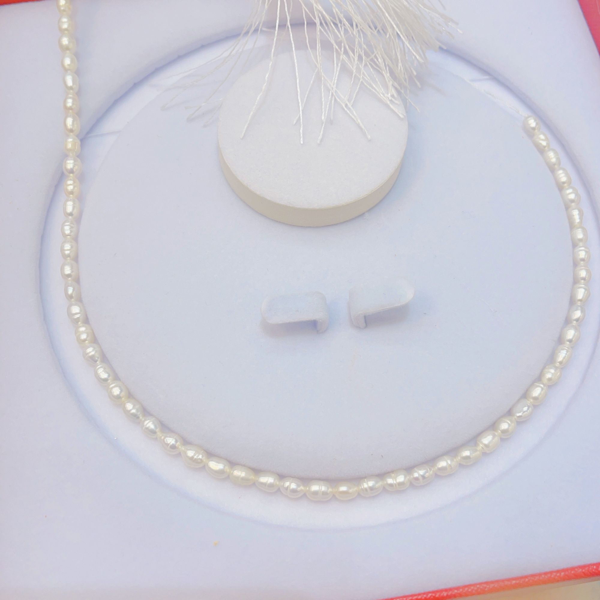 非金属仿珍珠项链 项链女款百搭气质锁骨链饰品