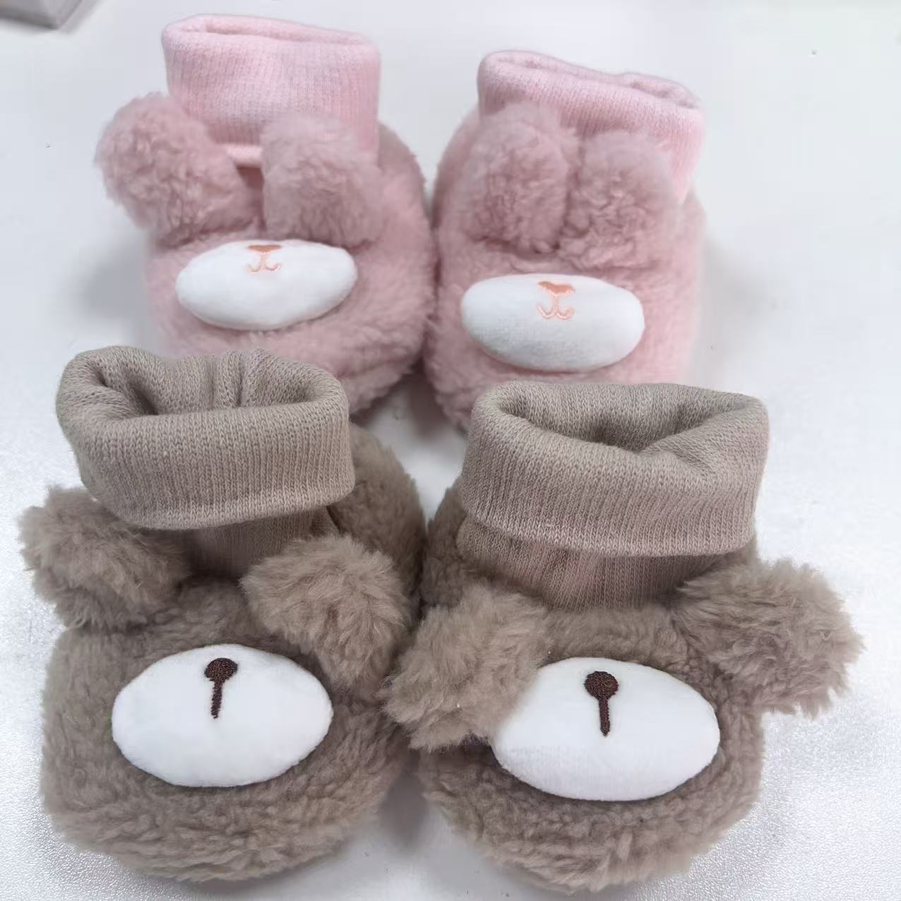 Z111婴儿棉鞋秋冬季加厚加绒保暖软底学步男女宝宝鞋