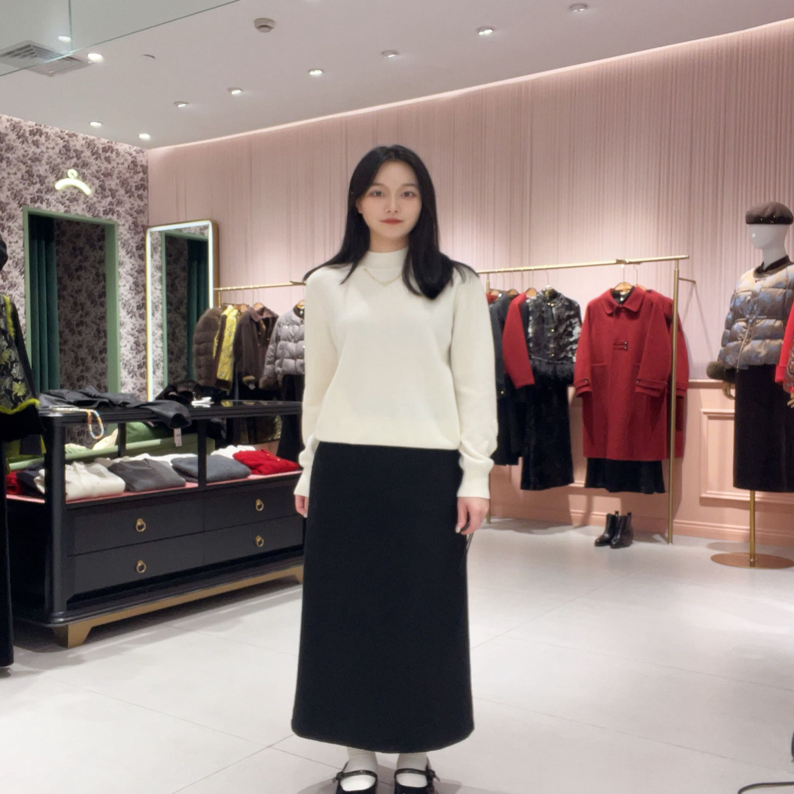 新中式品玉半裙3140