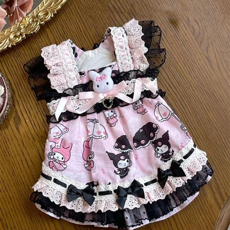 春秋款秋季狗狗猫咪甜美衣服公主裙约克夏马尔济斯小型犬秋款裙子