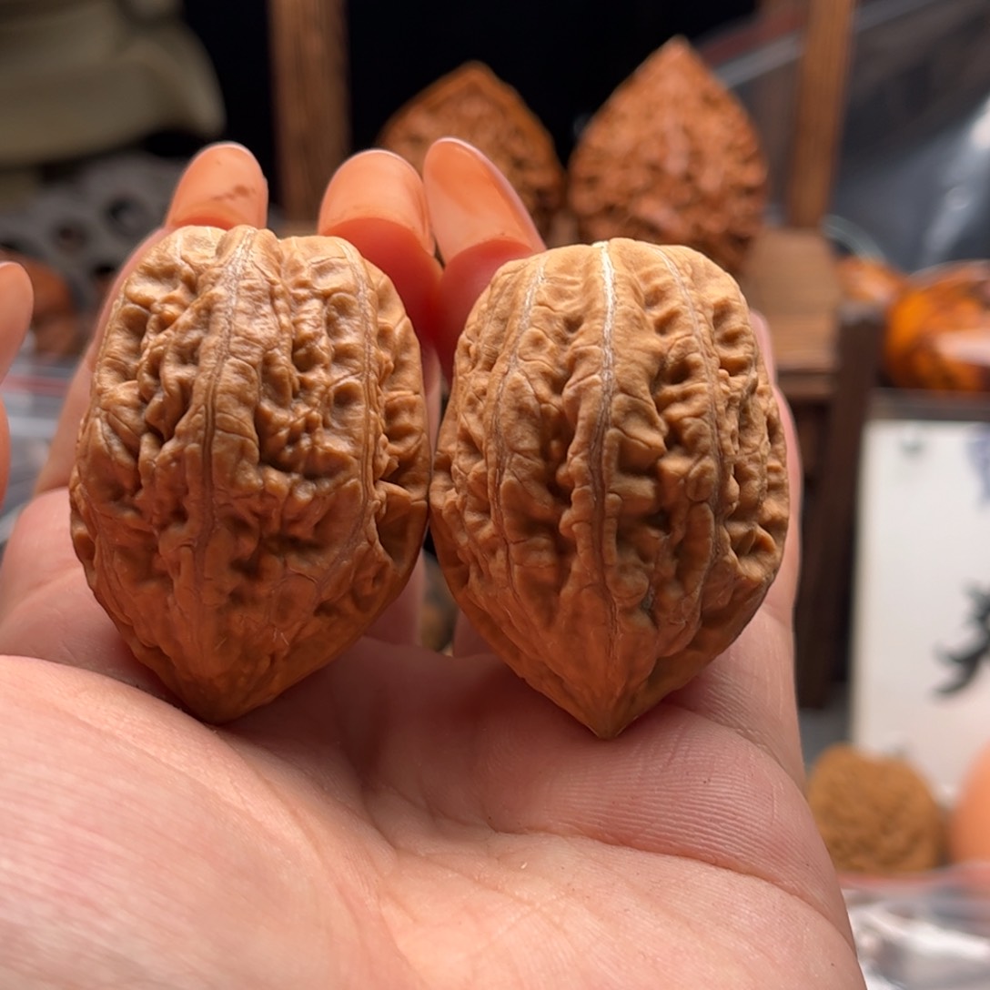 文玩核桃把件关东木子家楸大胖43