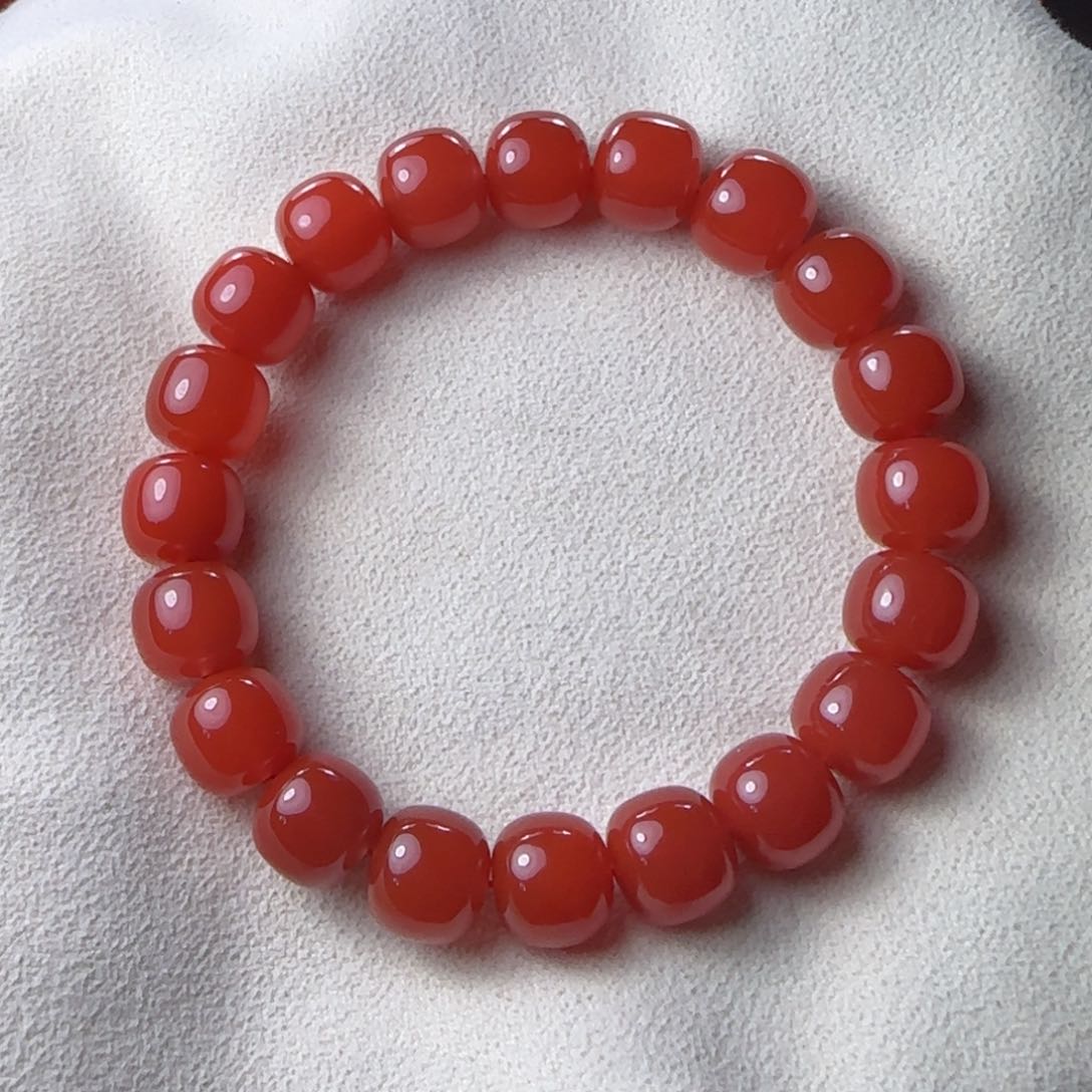 南红玛瑙手串未镶嵌