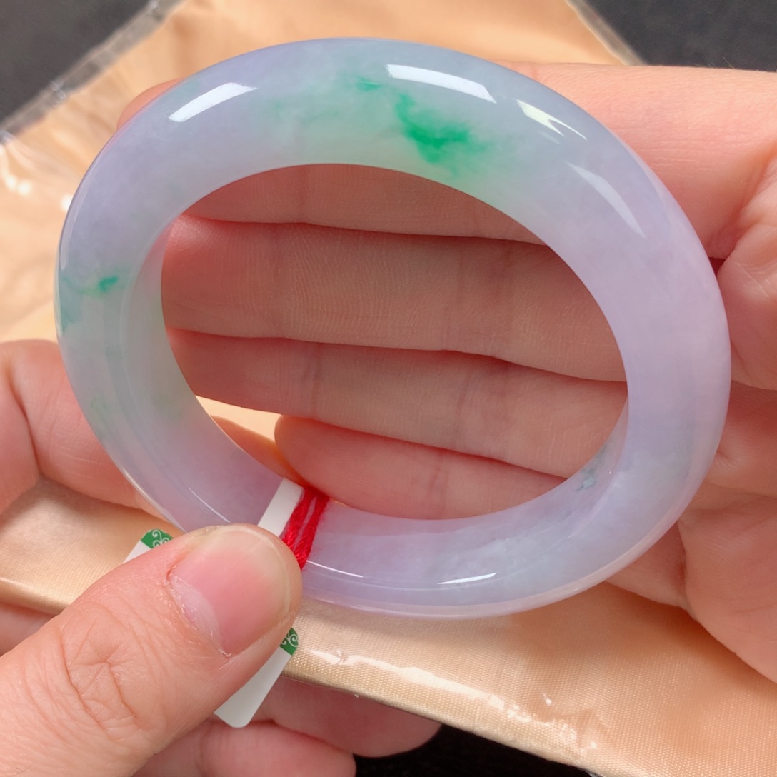 未镶嵌手镯翡翠缅甸天然翡翠手镯55