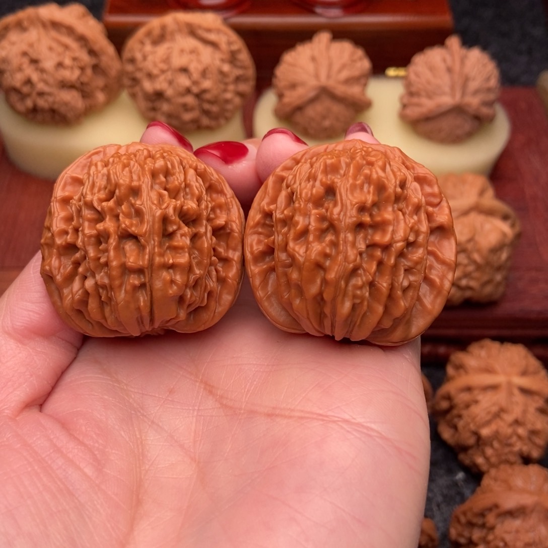 桃核把件喜****霞平谷山地楼39