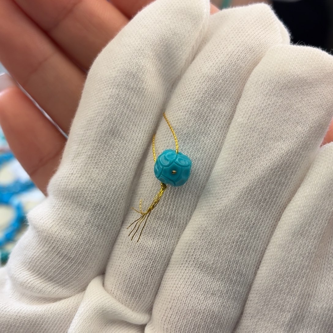 未镶嵌绿松石绿松石7.5mm