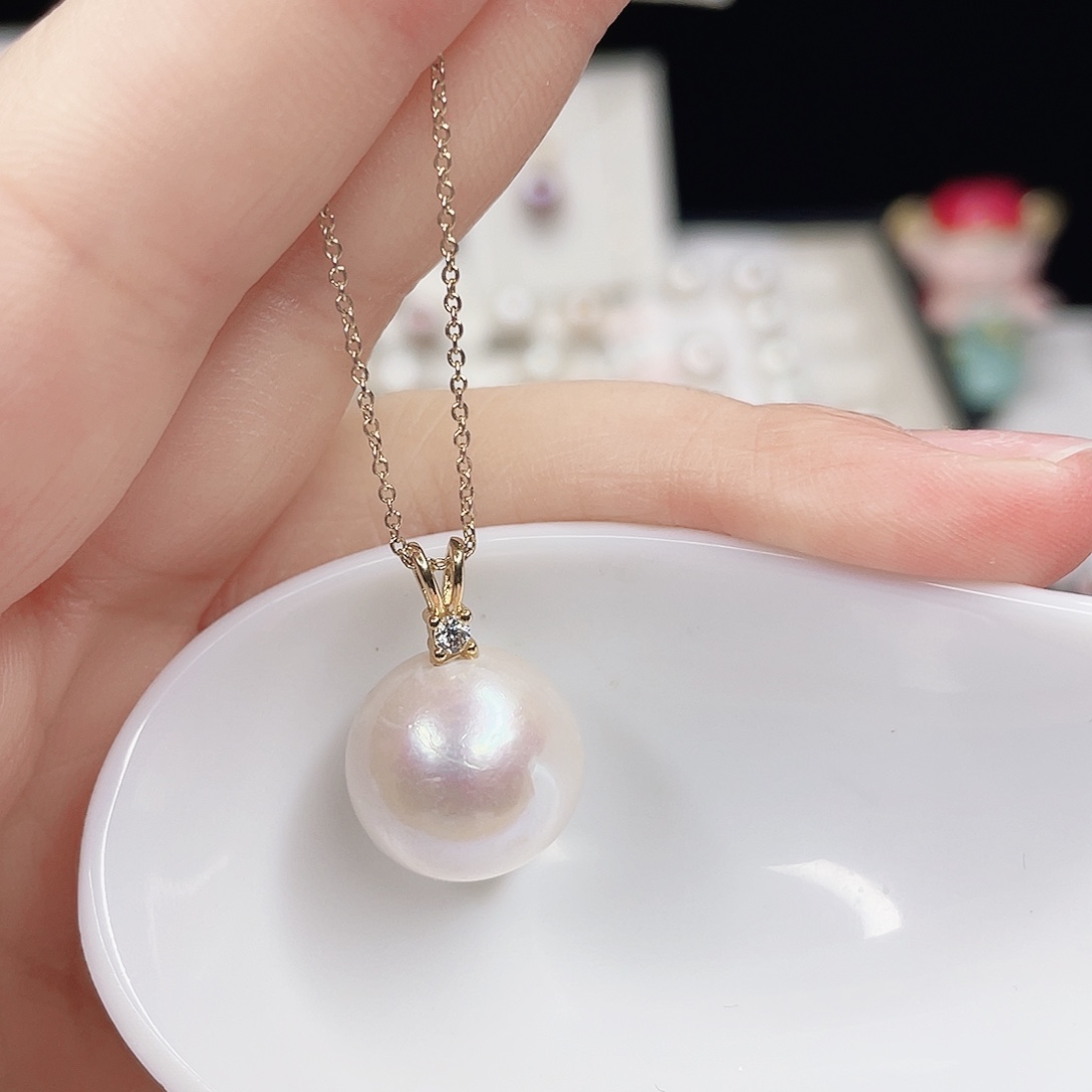 吊坠(赠链)淡水珍珠合金14
