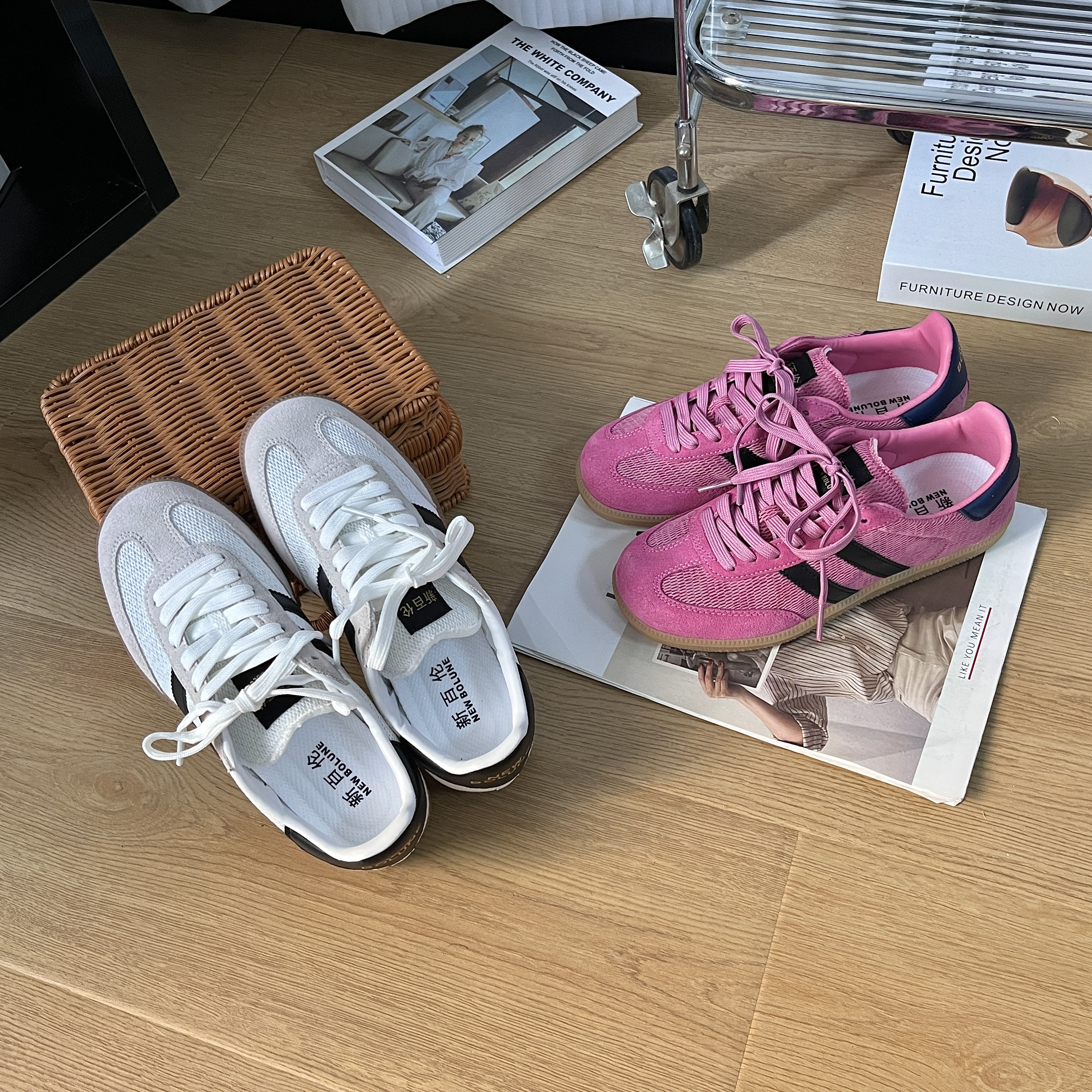 NEW BOLUNE/新百伦夏季清凉潮流百搭情侣德训鞋