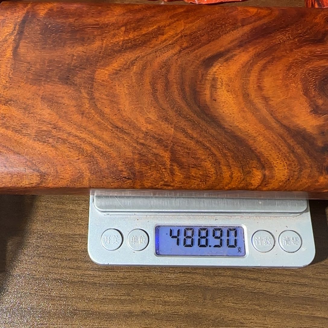 哒***哒木印度小叶紫檀手把件