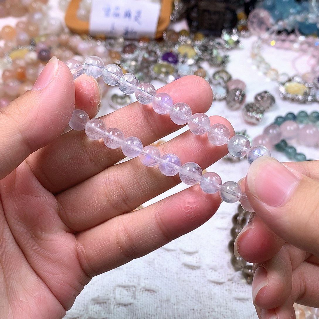 水晶手串未镶嵌天然